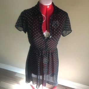 Band Of Gypsies Polka Dot Dress